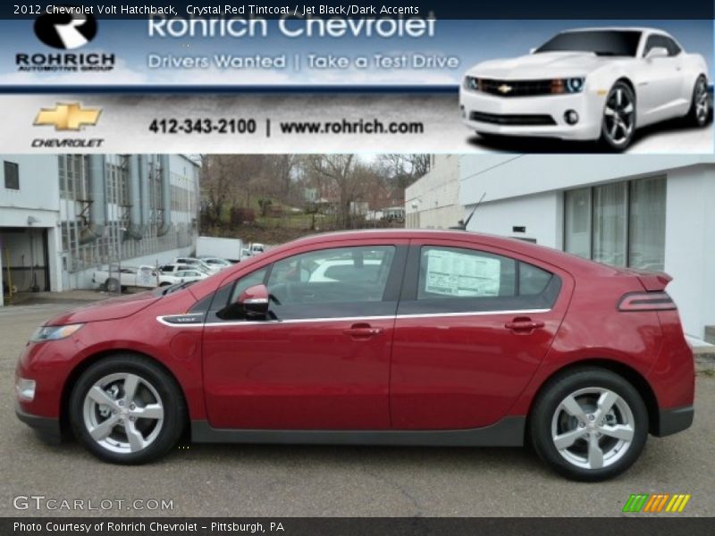 Crystal Red Tintcoat / Jet Black/Dark Accents 2012 Chevrolet Volt Hatchback