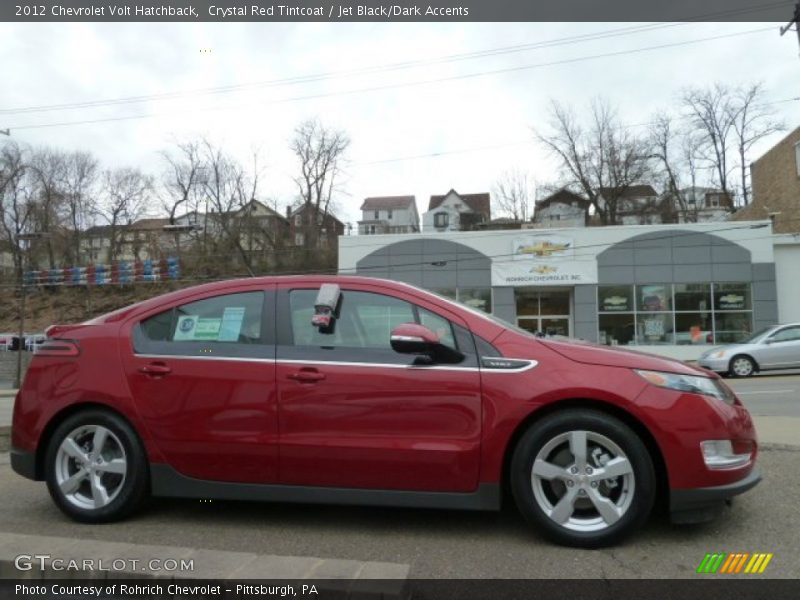 Crystal Red Tintcoat / Jet Black/Dark Accents 2012 Chevrolet Volt Hatchback