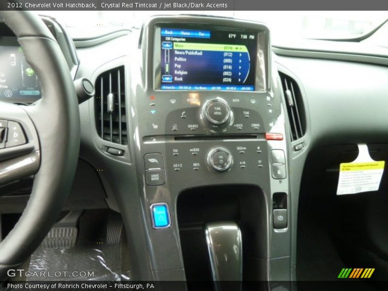 Crystal Red Tintcoat / Jet Black/Dark Accents 2012 Chevrolet Volt Hatchback