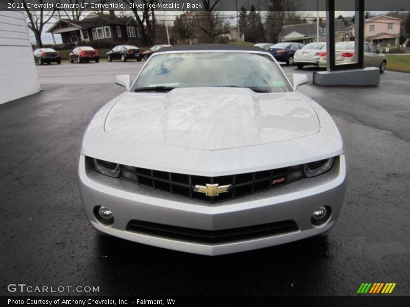 Silver Ice Metallic / Black 2011 Chevrolet Camaro LT Convertible