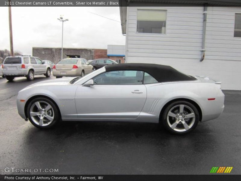 Silver Ice Metallic / Black 2011 Chevrolet Camaro LT Convertible
