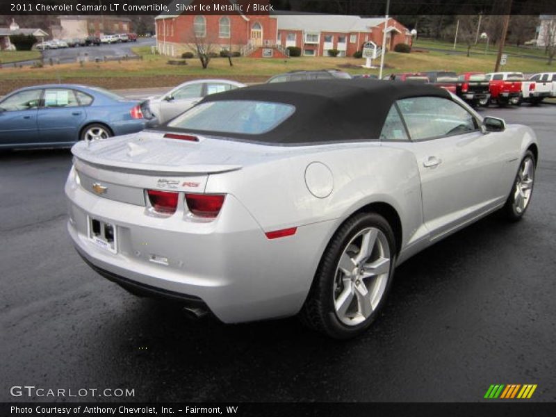 Silver Ice Metallic / Black 2011 Chevrolet Camaro LT Convertible