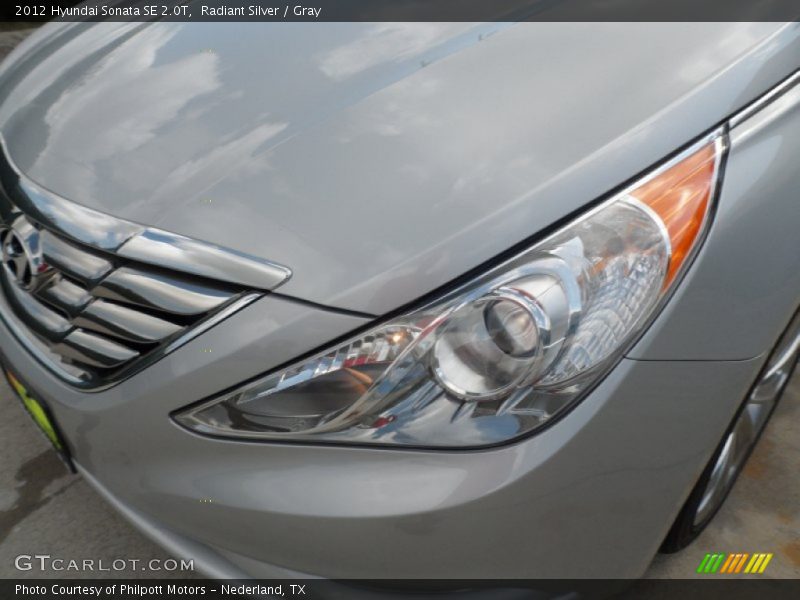 Radiant Silver / Gray 2012 Hyundai Sonata SE 2.0T