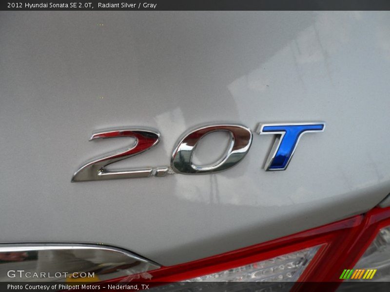 Radiant Silver / Gray 2012 Hyundai Sonata SE 2.0T