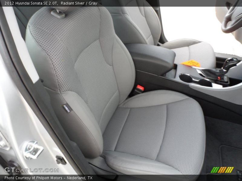  2012 Sonata SE 2.0T Gray Interior