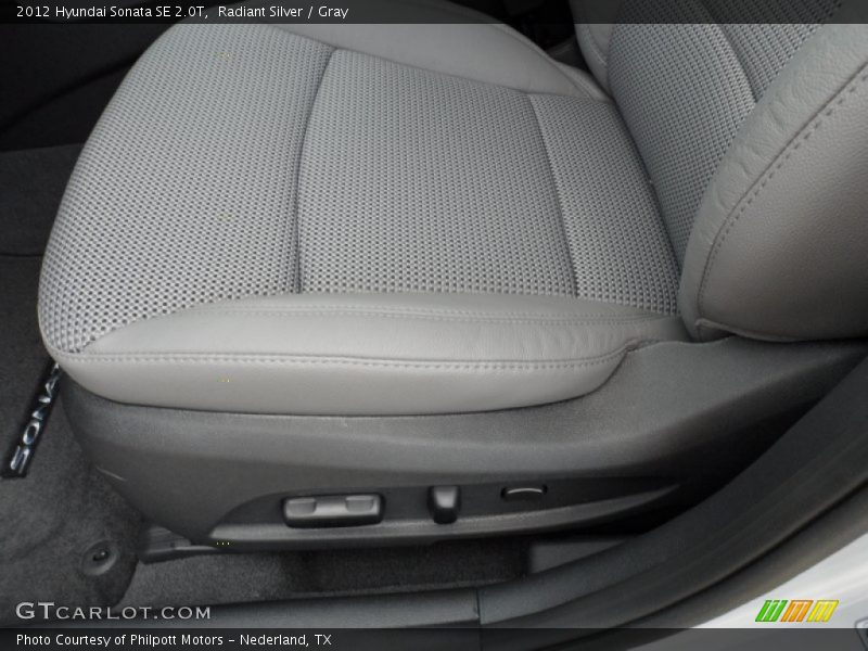 Front Seat of 2012 Sonata SE 2.0T