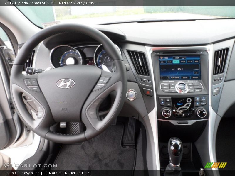 Dashboard of 2012 Sonata SE 2.0T