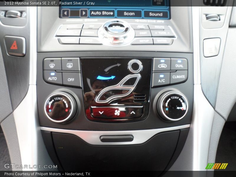 Controls of 2012 Sonata SE 2.0T