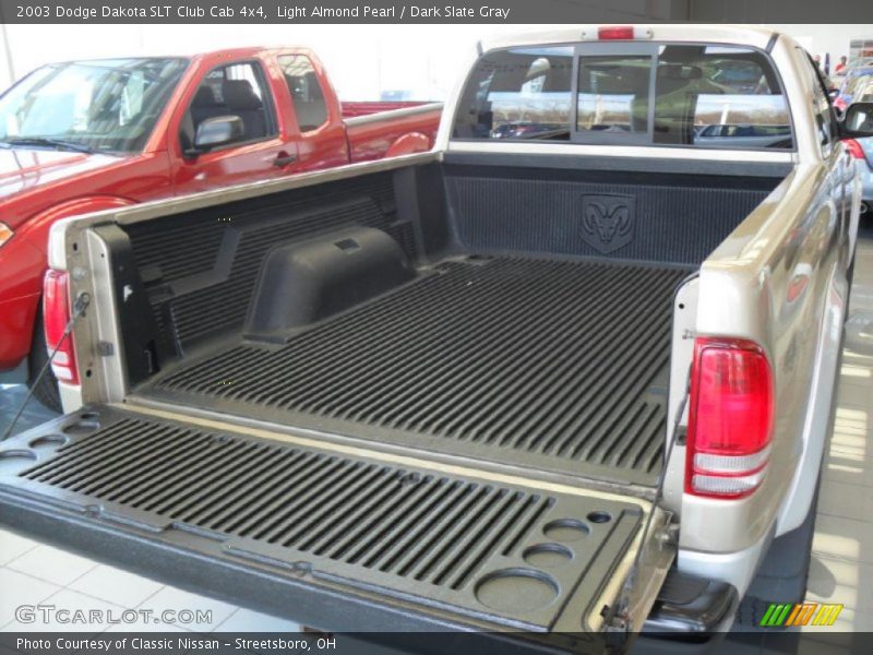 Light Almond Pearl / Dark Slate Gray 2003 Dodge Dakota SLT Club Cab 4x4