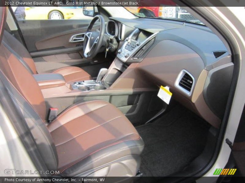 Gold Mist Metallic / Brownstone/Jet Black 2012 Chevrolet Equinox LT AWD