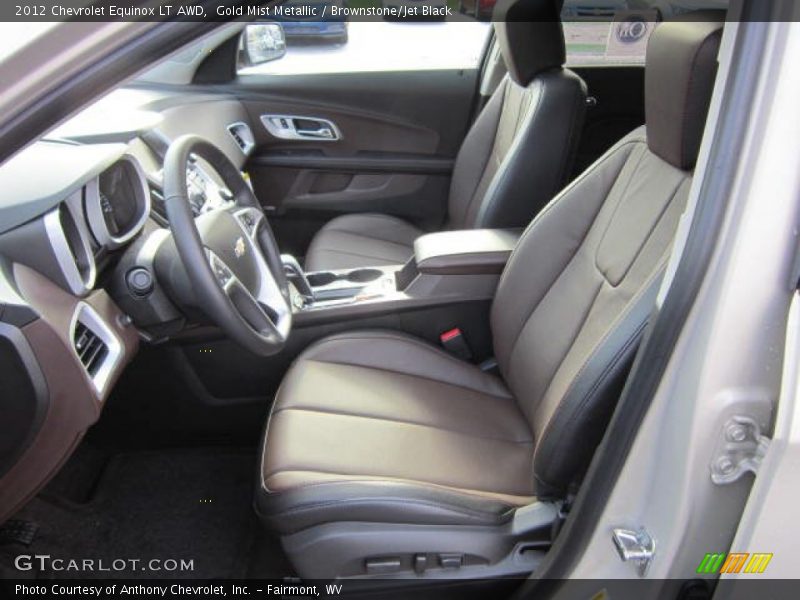 Gold Mist Metallic / Brownstone/Jet Black 2012 Chevrolet Equinox LT AWD