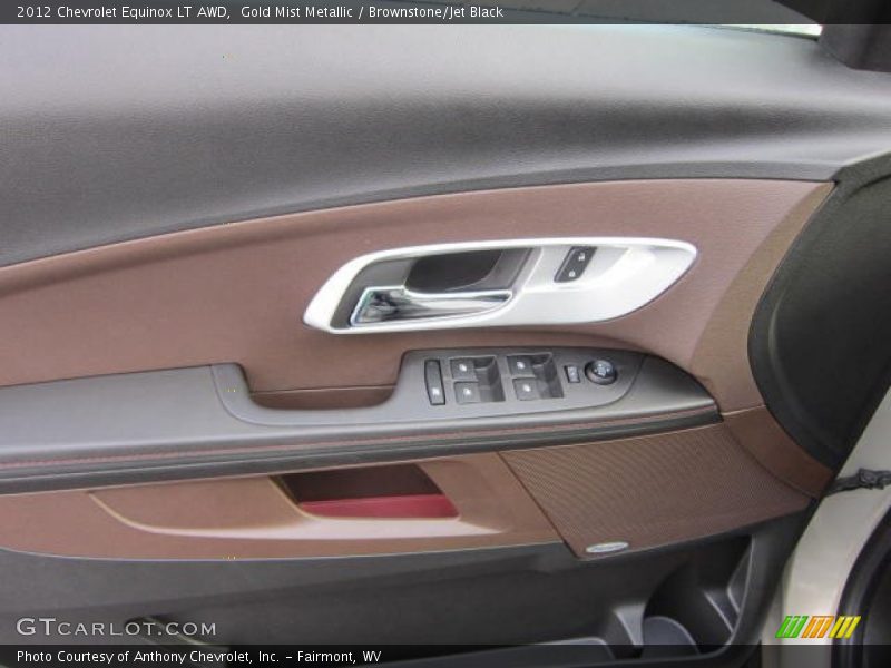 Gold Mist Metallic / Brownstone/Jet Black 2012 Chevrolet Equinox LT AWD