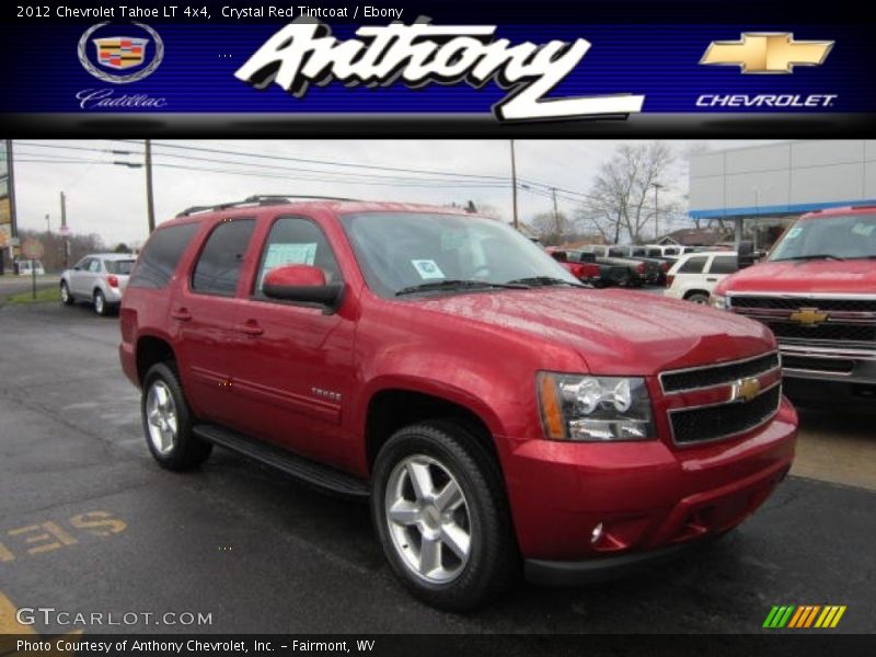 Crystal Red Tintcoat / Ebony 2012 Chevrolet Tahoe LT 4x4