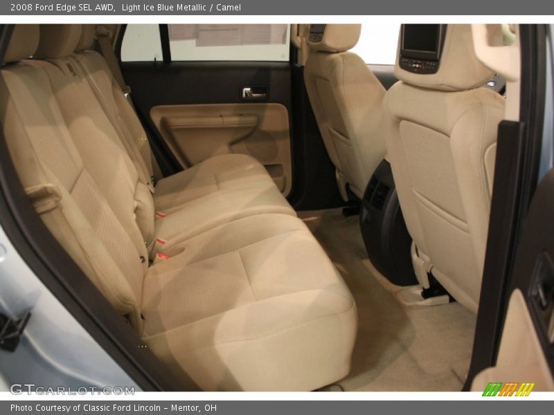 Light Ice Blue Metallic / Camel 2008 Ford Edge SEL AWD