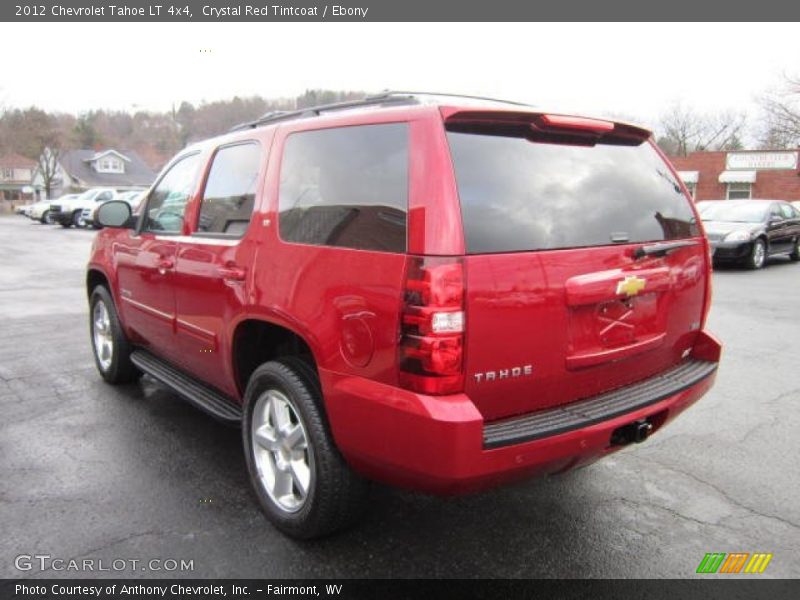 Crystal Red Tintcoat / Ebony 2012 Chevrolet Tahoe LT 4x4