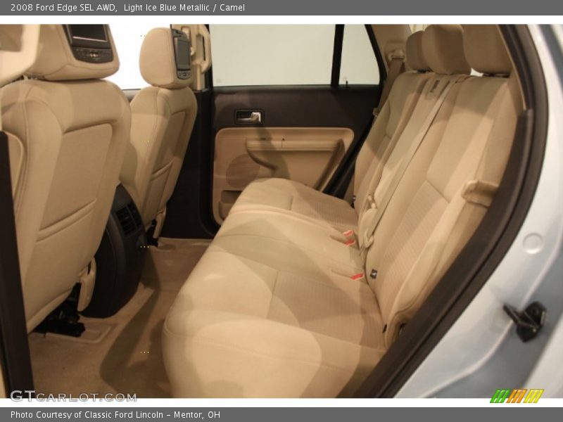 Light Ice Blue Metallic / Camel 2008 Ford Edge SEL AWD