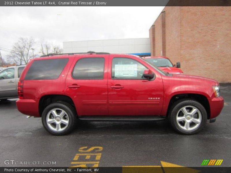 Crystal Red Tintcoat / Ebony 2012 Chevrolet Tahoe LT 4x4