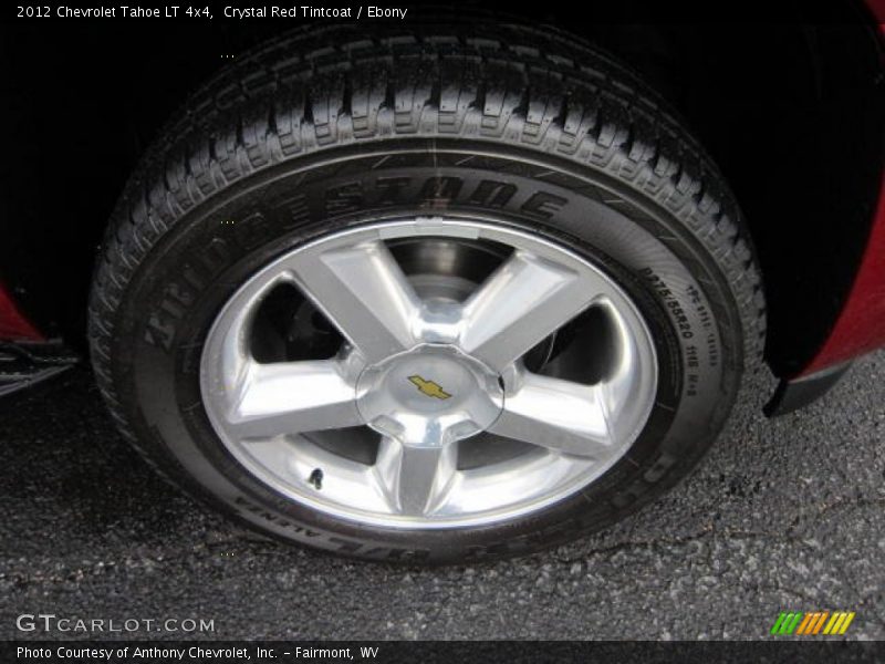 Crystal Red Tintcoat / Ebony 2012 Chevrolet Tahoe LT 4x4