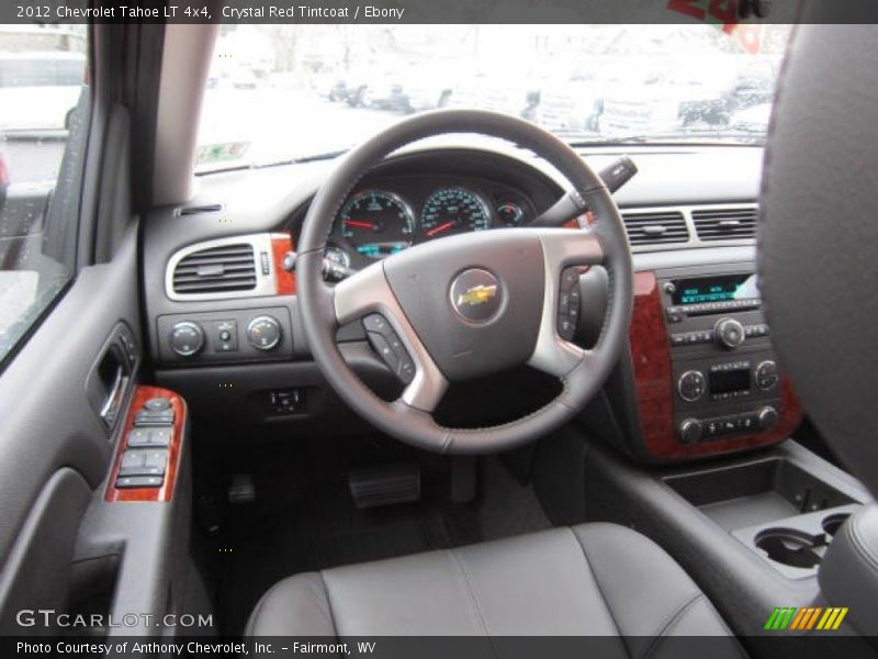 Crystal Red Tintcoat / Ebony 2012 Chevrolet Tahoe LT 4x4
