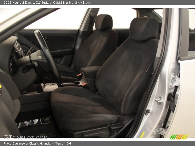QuickSilver Metallic / Black 2008 Hyundai Elantra GLS Sedan