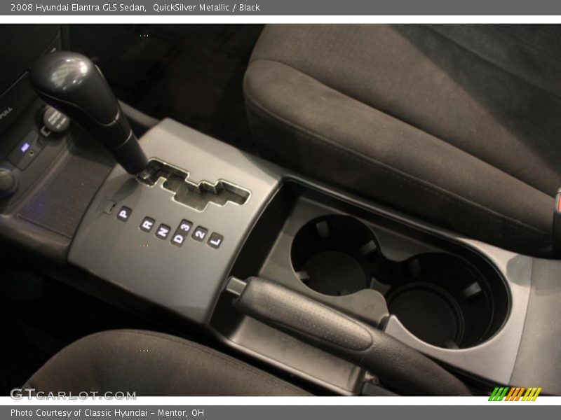 QuickSilver Metallic / Black 2008 Hyundai Elantra GLS Sedan