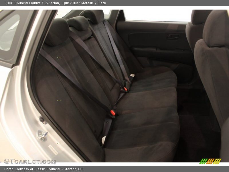 QuickSilver Metallic / Black 2008 Hyundai Elantra GLS Sedan