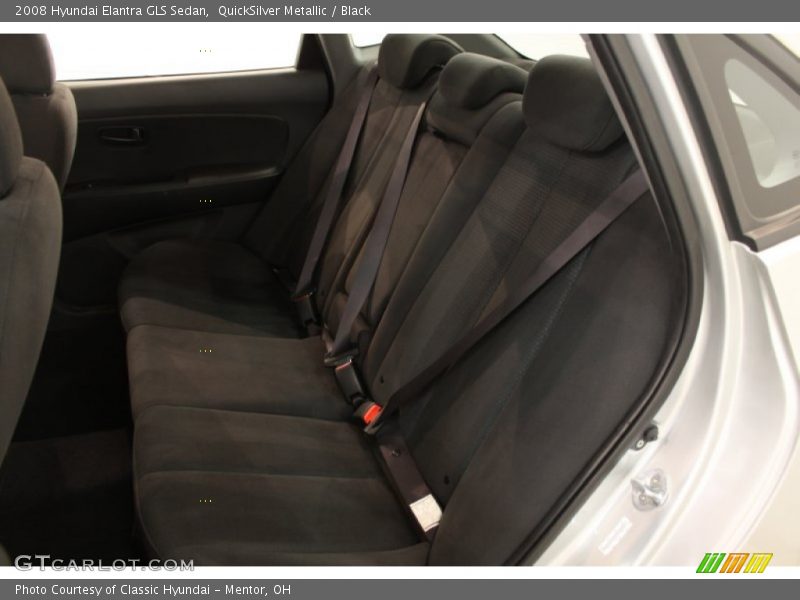 QuickSilver Metallic / Black 2008 Hyundai Elantra GLS Sedan