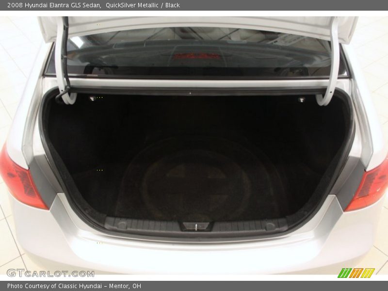 QuickSilver Metallic / Black 2008 Hyundai Elantra GLS Sedan