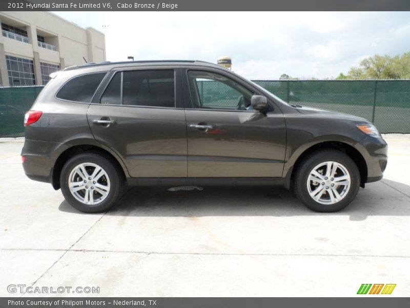 Cabo Bronze / Beige 2012 Hyundai Santa Fe Limited V6