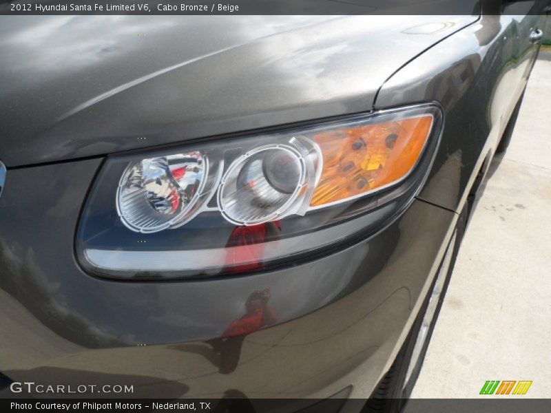 Cabo Bronze / Beige 2012 Hyundai Santa Fe Limited V6