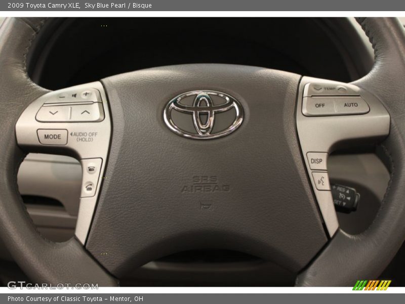 Sky Blue Pearl / Bisque 2009 Toyota Camry XLE