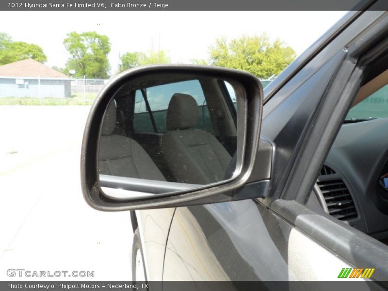 Cabo Bronze / Beige 2012 Hyundai Santa Fe Limited V6