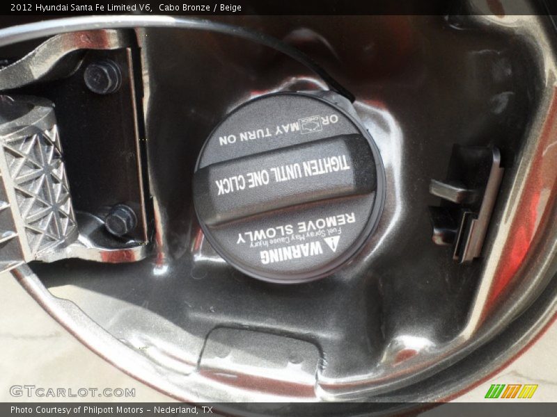 Cabo Bronze / Beige 2012 Hyundai Santa Fe Limited V6