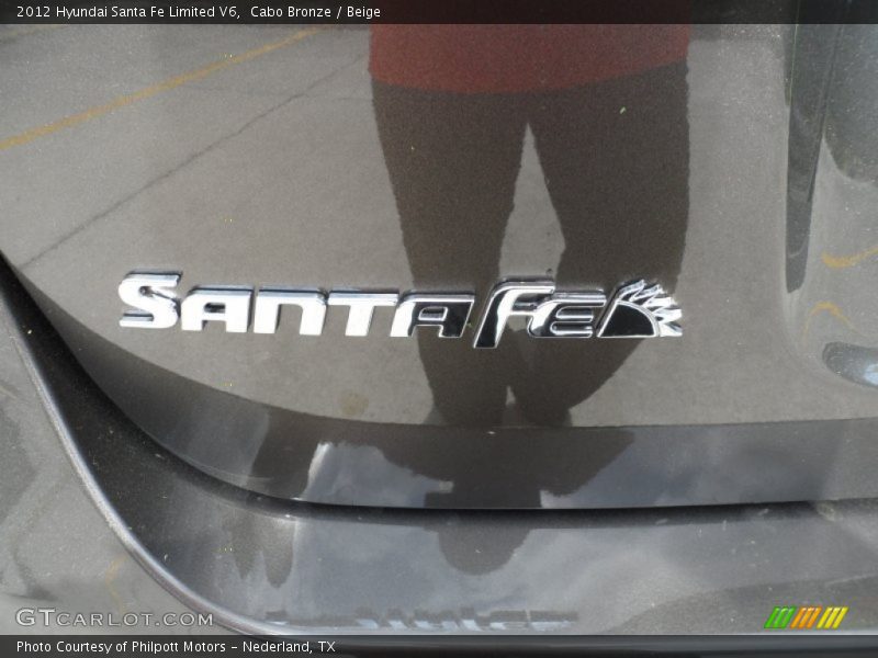 Cabo Bronze / Beige 2012 Hyundai Santa Fe Limited V6