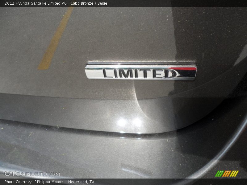 Cabo Bronze / Beige 2012 Hyundai Santa Fe Limited V6