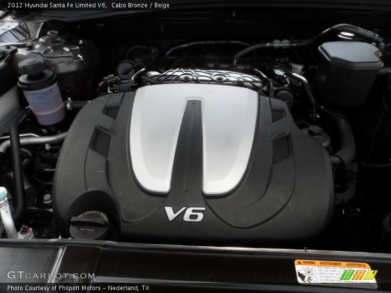Cabo Bronze / Beige 2012 Hyundai Santa Fe Limited V6