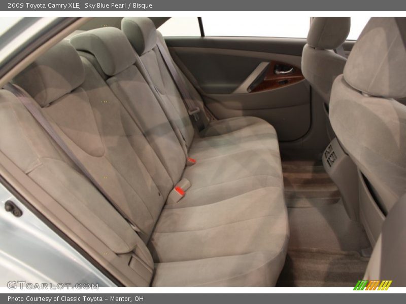 Sky Blue Pearl / Bisque 2009 Toyota Camry XLE