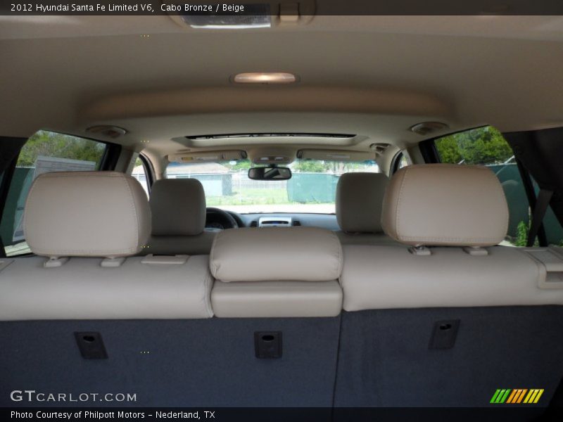 Cabo Bronze / Beige 2012 Hyundai Santa Fe Limited V6
