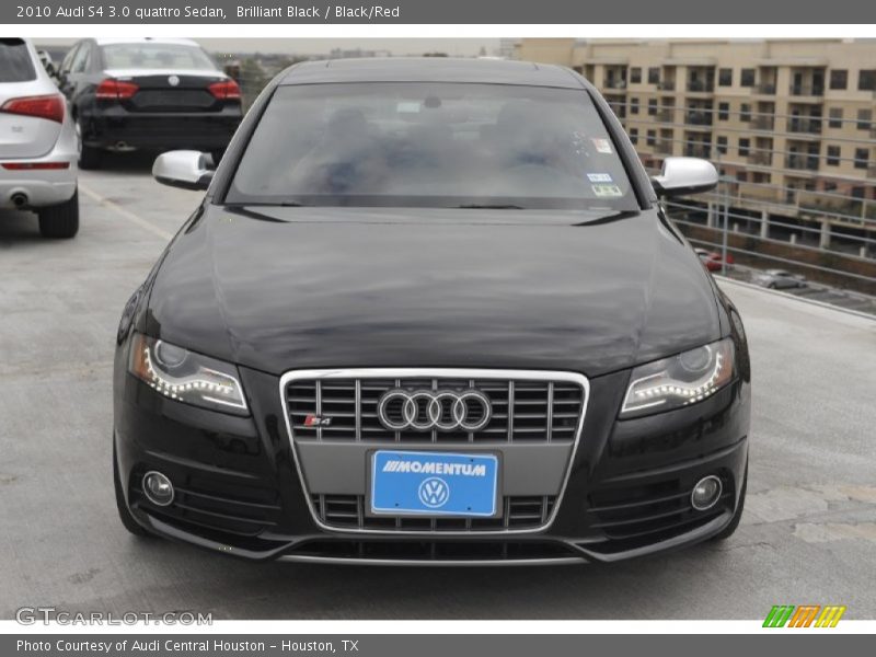 Brilliant Black / Black/Red 2010 Audi S4 3.0 quattro Sedan