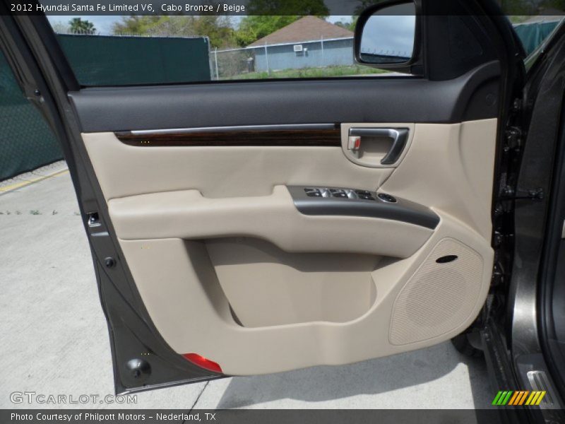 Cabo Bronze / Beige 2012 Hyundai Santa Fe Limited V6