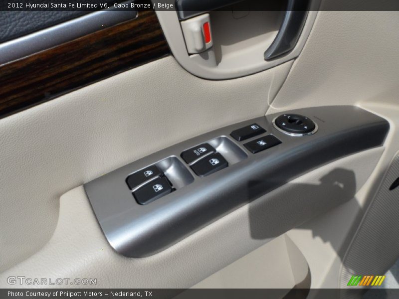 Cabo Bronze / Beige 2012 Hyundai Santa Fe Limited V6