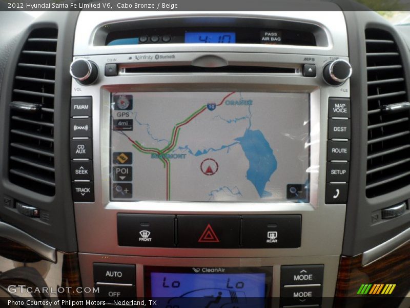 Cabo Bronze / Beige 2012 Hyundai Santa Fe Limited V6