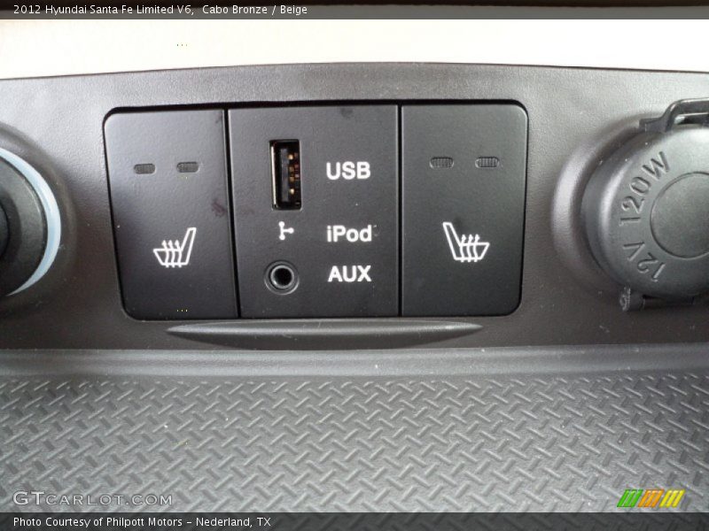 Cabo Bronze / Beige 2012 Hyundai Santa Fe Limited V6