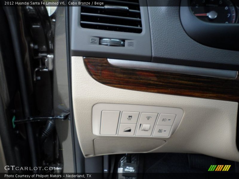 Cabo Bronze / Beige 2012 Hyundai Santa Fe Limited V6