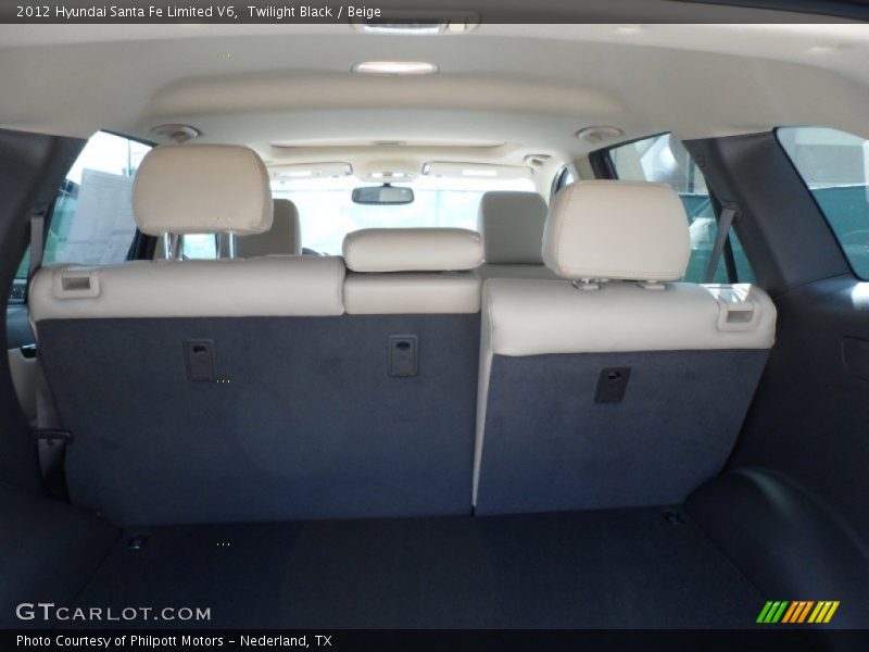 Twilight Black / Beige 2012 Hyundai Santa Fe Limited V6