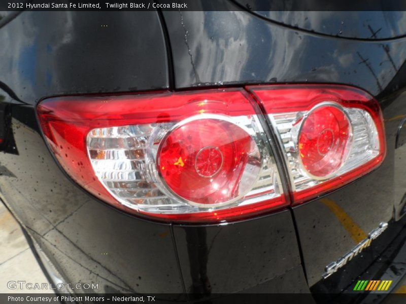 Twilight Black / Cocoa Black 2012 Hyundai Santa Fe Limited