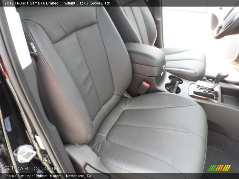 Twilight Black / Cocoa Black 2012 Hyundai Santa Fe Limited