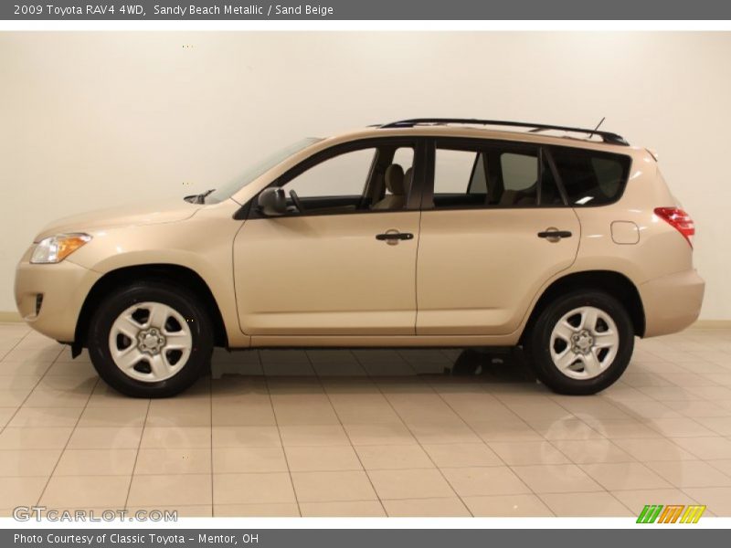 Sandy Beach Metallic / Sand Beige 2009 Toyota RAV4 4WD