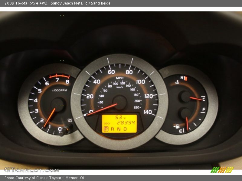 Sandy Beach Metallic / Sand Beige 2009 Toyota RAV4 4WD