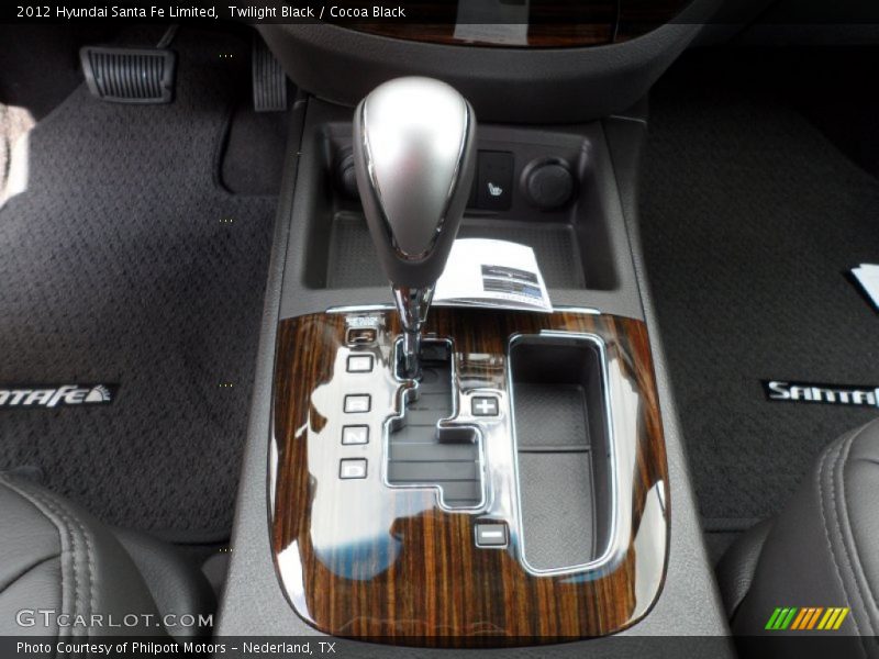 Twilight Black / Cocoa Black 2012 Hyundai Santa Fe Limited